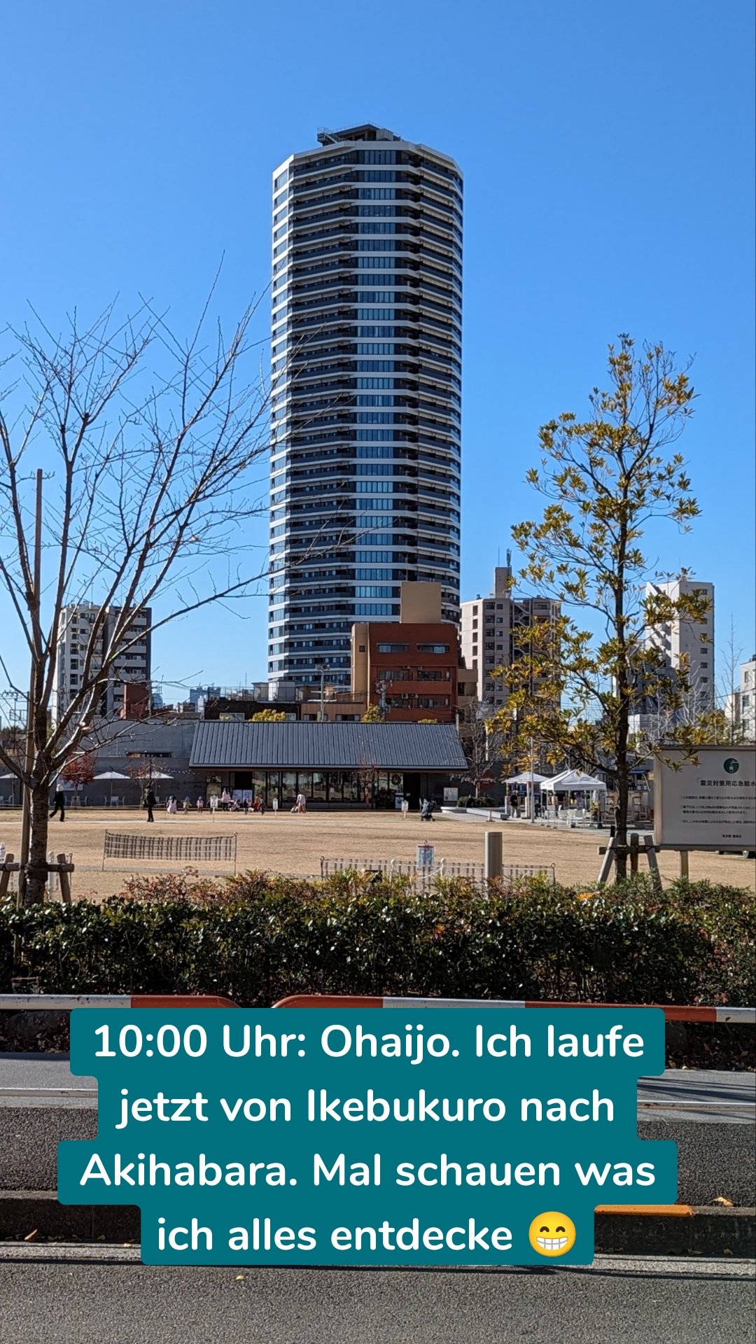 10:00 Uhr: Ohaijo. Ich laufe jetzt von Ikebukuro nach Akihabara. Mal schauen was ich alles entdecke 😁
