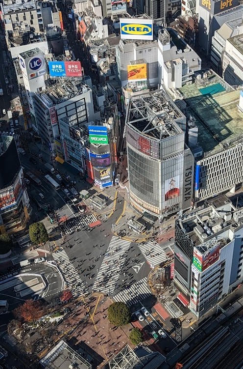 Ausblick vom Shibuya Sky über Tokio