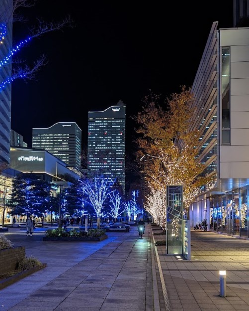 Yokohama bei Nacht