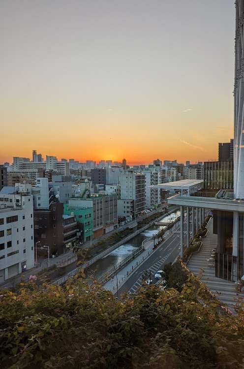 Sonnenuntergang am Tokyo Skytree