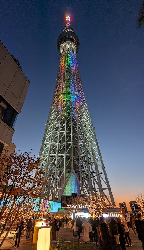 Weihnachtsillumination am Tokyo Skytree